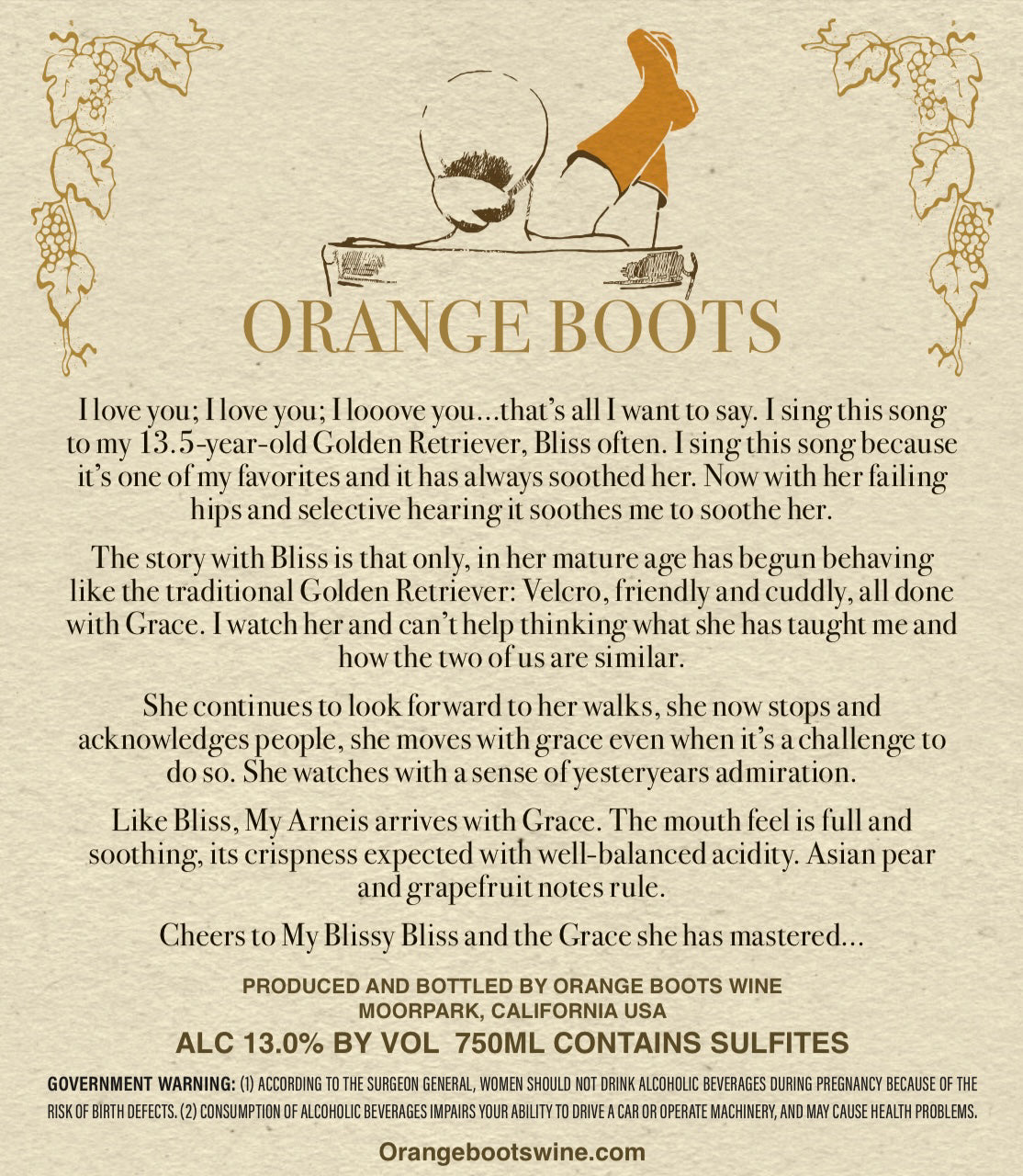 OBW Wine Label