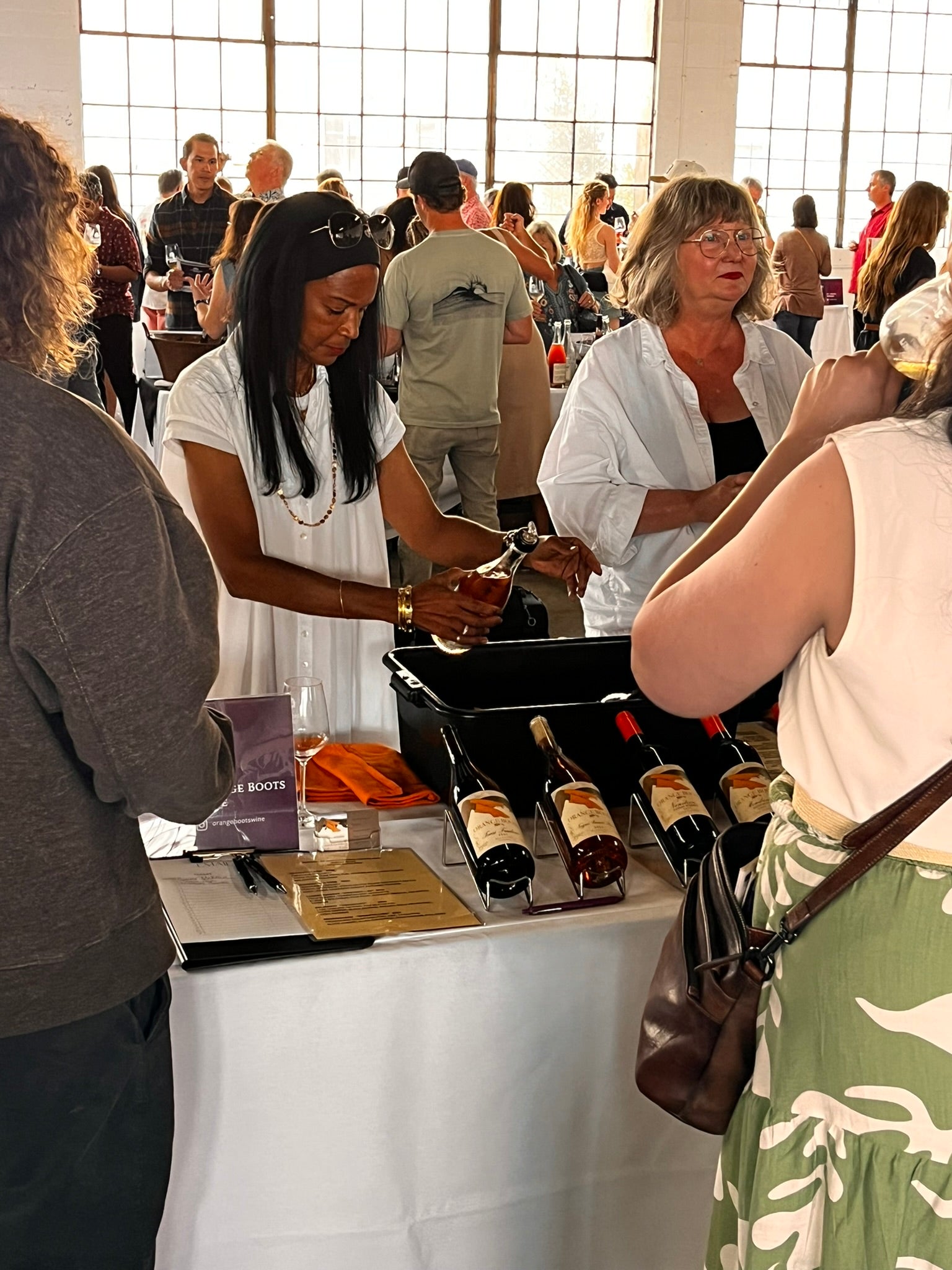 Orange Boots Wine at Festival of Undiscovered Grapes in Los Angeles, California