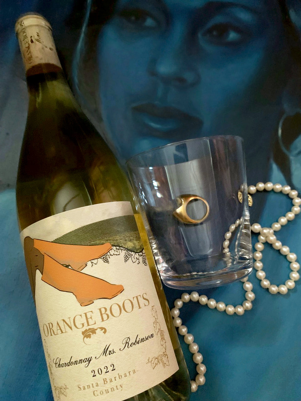 Smooth and buttery Chardonnay by Orange Boots Wine