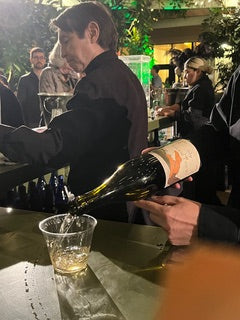Wine Pouring at Strange Science Event